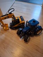 Bruder cat kraan , ford tractor, Kinderen en Baby's, Speelgoed | Speelgoedvoertuigen, Ophalen of Verzenden, Zo goed als nieuw