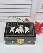 Japans lakdoosje met ingelegd parelmoer, Antiek en Kunst, Curiosa en Brocante, Ophalen of Verzenden