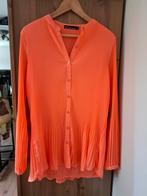 Mooie, lange blouse, koraalkleur/ neon, gevoerd, Kleding | Dames, Blouses en Tunieken, Ophalen of Verzenden, Zo goed als nieuw
