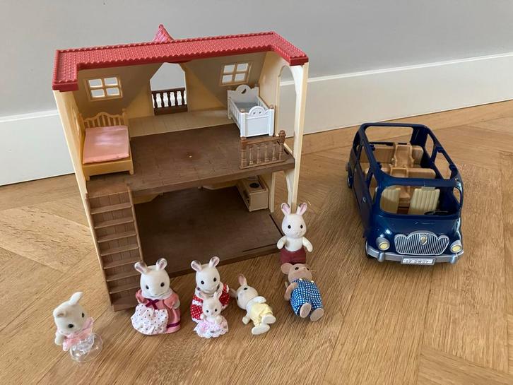 Sylvian Families Muizenhuis + Auto & Familie, Kinderen en Baby's, Speelgoed | Overig, Gebruikt, Jongen of Meisje, Ophalen of Verzenden