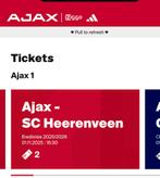 Ajax Heerenveen 2 kaarten vak 428, Tickets en Kaartjes, Twee personen, September
