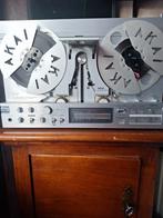 Akai tapedeck GX-77 Compleet met reels en afdekkap., Ophalen of Verzenden
