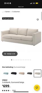 Ikea vimle bank, Huis en Inrichting, Slaapkamer | Slaapbanken, Ophalen of Verzenden, Zo goed als nieuw, Tweepersoons