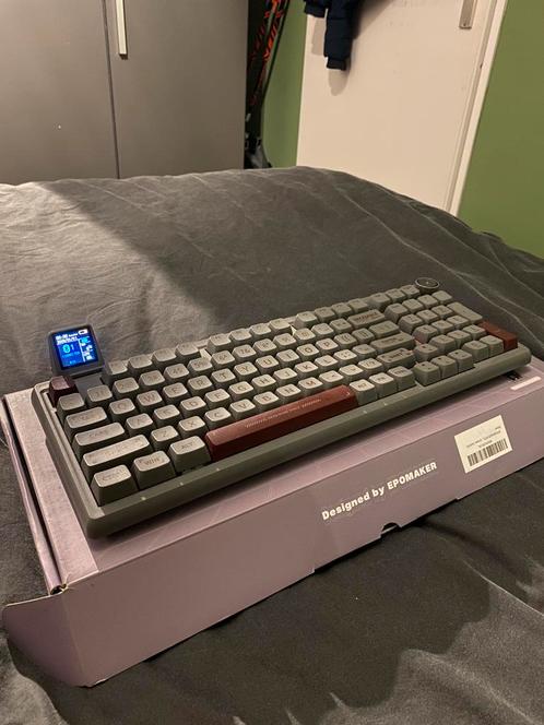 Epomaker RT100, Computers en Software, Toetsenborden, Zo goed als nieuw, Qwerty, Draadloos, Ergonomisch, Gaming toetsenbord, Multimediatoetsen