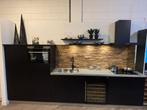 Showroomkeuken met AEG apparatuur - Topstaat!, Ophalen, Zwart, Enkelwandige keuken, Zo goed als nieuw