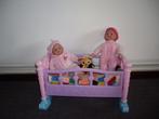2 baby poppen met poppenbedje, Ophalen, Babypop