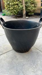 Wasmand / mand / planten bak / speelgoed bak, Huis en Inrichting, Ophalen, Zo goed als nieuw, Zwart, Handdoek