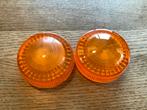 Oranje Knipperlicht Glazen - Set van 2, Fietsen en Brommers, Ophalen of Verzenden, Gebruikt