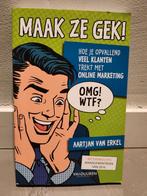 Aartjan van Erkel - Maak ze gek!, Boeken, Aartjan van Erkel, Sociale wetenschap, Ophalen of Verzenden, Zo goed als nieuw