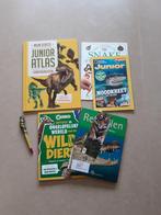 boek  dinospullen, boek Junior atlas dinosaurussen, pen, tij, Zo goed als nieuw, Ophalen