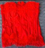 Sexy rood corset met strikjes – maat S verstelbaar, Ophalen of Verzenden, Rood, Body of Korset