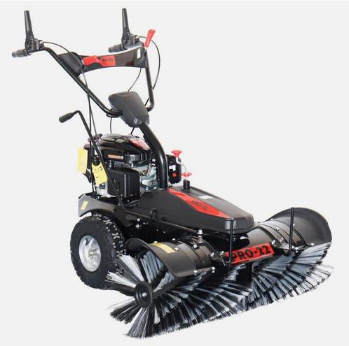 Veegmachine, met opvangbak en sneeuwschuif, Tuin en Terras, Hand-tuingereedschap, Ophalen of Verzenden