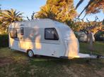 2012 Knaus Sudwind 450FU (50jr editie) stapelbed airco mover, Caravans en Kamperen, Rondzit, Dwars-stapelbed, Schokbreker, Particulier