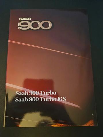 Brochure Saab 900 Turbo / Turbo 16S 1986 beschikbaar voor biedingen