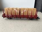 Fleischmann ho Rongenwagen met lading, Gelijkstroom, Fleischmann, Wagon, Ophalen of Verzenden