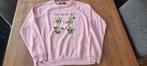 Grappige Sweater roze FB Sister maat S, Ophalen of Verzenden, Zo goed als nieuw, Roze, Maat 36 (S)