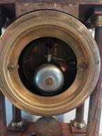 Antieke Junghans kolompendule – houten tafelklok – halfuursl, Ophalen of Verzenden