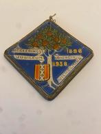 Cloisonné tegeltje ter herinnering aan het 40-jarig., Antiek en Kunst, Antiek | Keramiek en Aardewerk, Ophalen of Verzenden