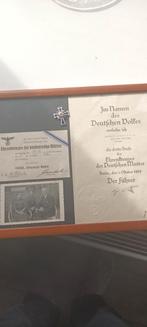 Deutsche Mutter Kruis met Oorkonde en Foto, Verzamelen, Militaria | Tweede Wereldoorlog, Ophalen of Verzenden, Overige soorten