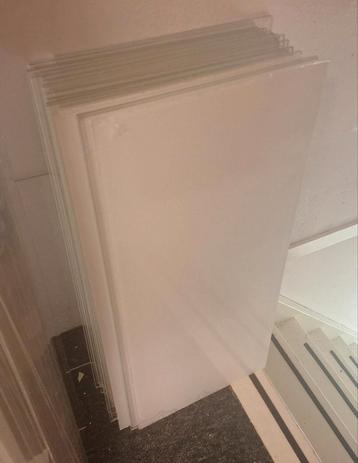 Nieuwe plexiglas platen 50x25 cm 6 mm per 5 stuks transpara  beschikbaar voor biedingen