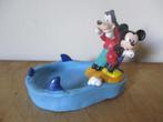 Disney, Goofy en Mickey op een lek vlot en rondom haaien, Ophalen of Verzenden, Mickey Mouse, Gebruikt, Beeldje of Figuurtje