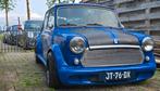 Mini 1300 E 1983 Blauw met zeemax kit en rvs uitlaat, Auto's, Voorwielaandrijving, Zwart, 4 cilinders, Blauw