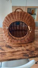Rotan kattenmand voor volwassen kat of poes, Dieren en Toebehoren, Kattenmanden, Ophalen, Zo goed als nieuw, Riet