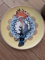 heinen delfts blauw hangbord vogel, Ophalen of Verzenden