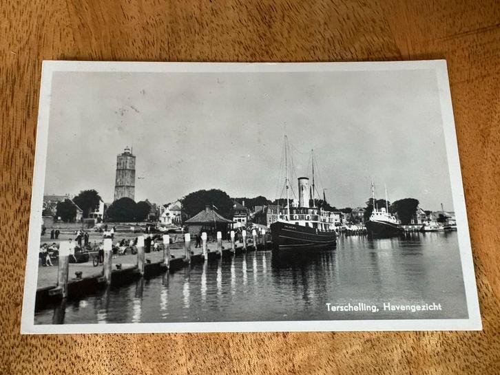 Ansichtkaart Terschelling Rederij Doeksen Schellingerland, Verzamelen, Scheepvaart, Gebruikt, Ophalen of Verzenden