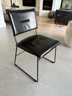 Design eetkamerstoelen (6 stuks) - Zwart - van NovaStyl, Huis en Inrichting, Stoelen, Ophalen, Zwart, Zo goed als nieuw, Metaal