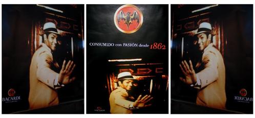 Bacardi poster abri formaat 118,5 x 175 cm ( 01, Verzamelen, Merken en Reclamevoorwerpen, Zo goed als nieuw, Overige typen, Verzenden