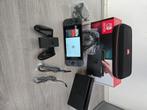Nintendo switch v1, met doos en case, Spelcomputers en Games, Spelcomputers | Nintendo Switch, Ophalen, Gebruikt, Met 2 controllers