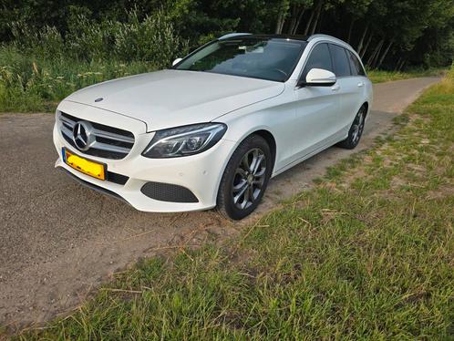 Mercedes-Benz C-Klasse C180 1.6 115KW Aut7 Estate 2015 Wit, Auto's, Mercedes-Benz, Particulier, C-Klasse, ABS, Adaptieve lichten