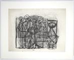 42. Litho, Corneille – gestileerde figuren, 1983, Cobra, Antiek en Kunst, Ophalen of Verzenden
