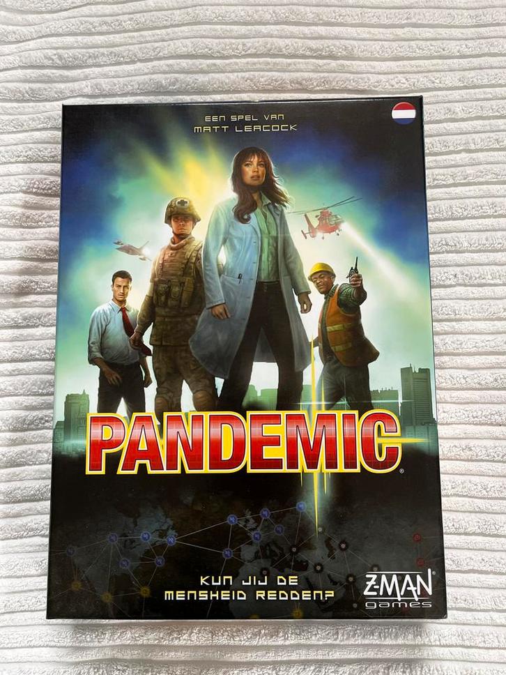 Pandemic Bordspel - Red de wereld!, Hobby en Vrije tijd, Gezelschapsspellen | Bordspellen, Nieuw, Een of twee spelers, Drie of vier spelers