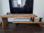 Tv meubel, Huis en Inrichting, Kasten | Televisiemeubels, Ophalen, 150 tot 200 cm, Teakhout, Zo goed als nieuw