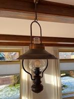 Nostalgische hanglamp, Huis en Inrichting, Lampen | Hanglampen, Gebruikt, Ophalen of Verzenden, Nostalgisch, Glas