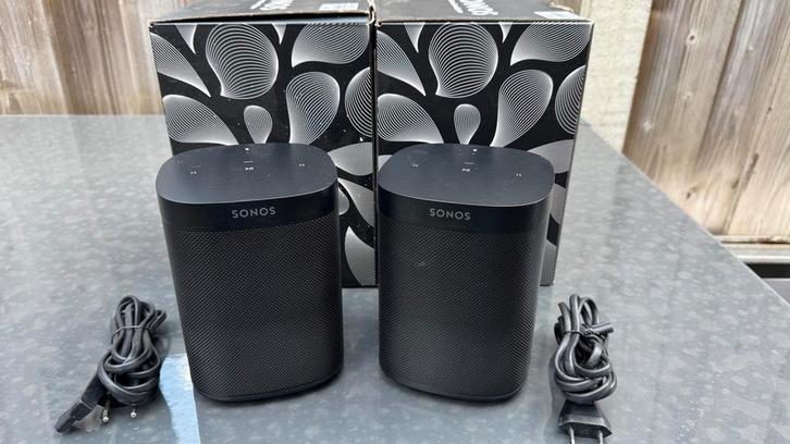 Sonos One Gen2, Audio, Tv en Foto, Luidsprekers, Zo goed als nieuw, Front, Rear of Stereo speakers, Minder dan 60 watt, Sonos