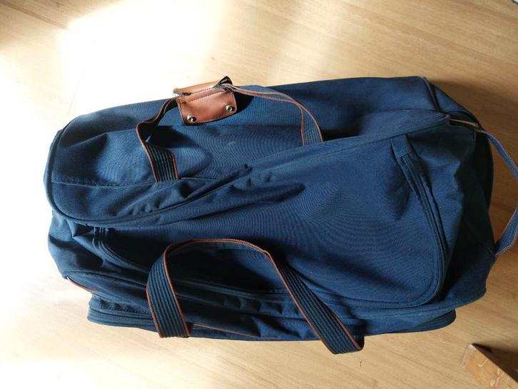 Grote samsonite rolkoffer/tas, Sieraden, Tassen en Uiterlijk, Tassen | Reistassen en Weekendtassen, Gebruikt, Blauw, 60 tot 80 cm