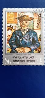 Postzegels Jemen Vincent van Gogh, Midden-Oosten, Verzenden, Gestempeld