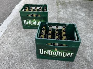 Krostitzer bierkrat 2x fietsmand opstap beschikbaar voor biedingen