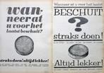 5 vintage advertenties reclames beschuit 1965, Verzamelen, Merken en Reclamevoorwerpen, Verzenden, Gebruikt, Overige typen