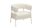 Fauteuil off white japandi style, Huis en Inrichting, Fauteuils, Ophalen of Verzenden, Nieuw, 75 tot 100 cm, 50 tot 75 cm
