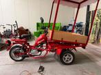 Bakbrommer Cargotrike 50cc bak brommer bakfiets met motor, Fietsen en Brommers, Ophalen of Verzenden, Zo goed als nieuw