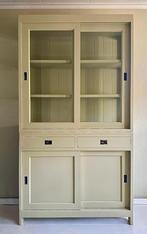 Buffetkast, servieskast, strakke buffetkast, vitrinekast, Huis en Inrichting, Kasten | Buffetkasten, Ophalen, 100 tot 150 cm, 200 cm of meer