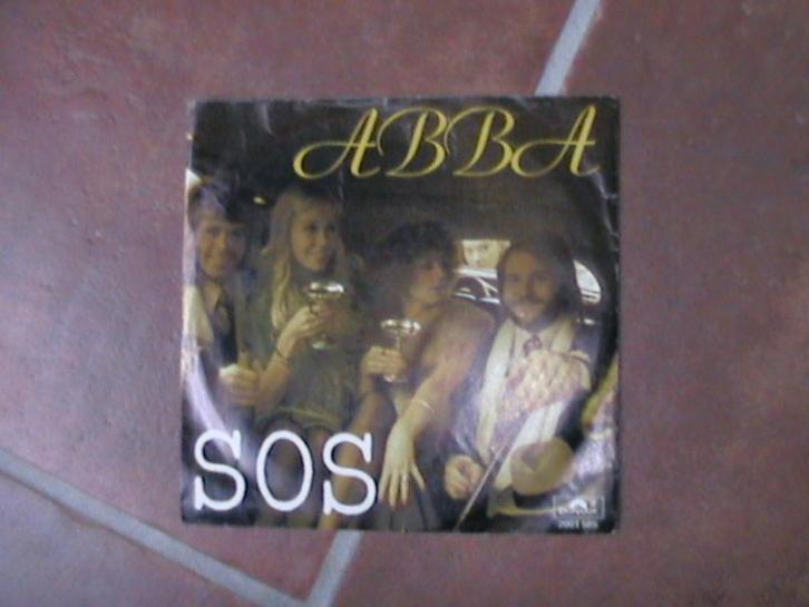 abba jukebox single sos uit 1975, Cd's en Dvd's, Vinyl Singles, Zo goed als nieuw, Single, Pop, Ophalen of Verzenden