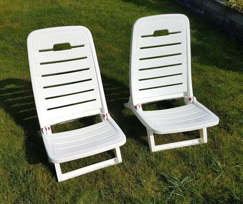 Opklapbare strandstoeltjes, Caravans en Kamperen, Kampeermeubelen, Zo goed als nieuw, Overige, Ophalen