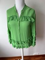 Prachtige groene blouse van Gustav, maat L/42., Ophalen of Verzenden, Zo goed als nieuw, Lange mouw, Groen