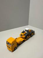 Siku man vrachtwagen met liebherr shovel, Ophalen of Verzenden, Gebruikt, Bus of Vrachtwagen, SIKU