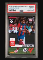Lamine Yamal 2023-24 Megacracks #Bis108 PSA 8, Ophalen of Verzenden, Zo goed als nieuw, Sticker